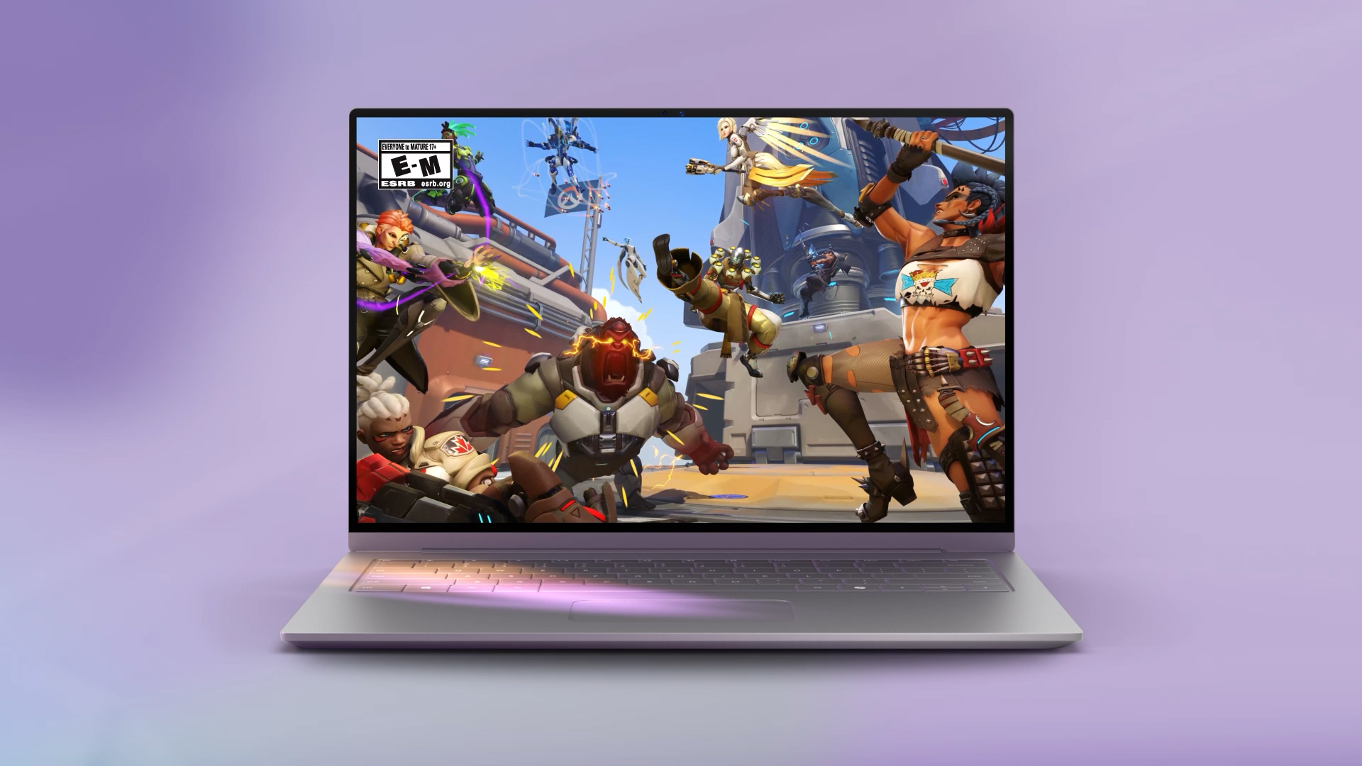 A video showing the gaming features of Copilot+ PCs