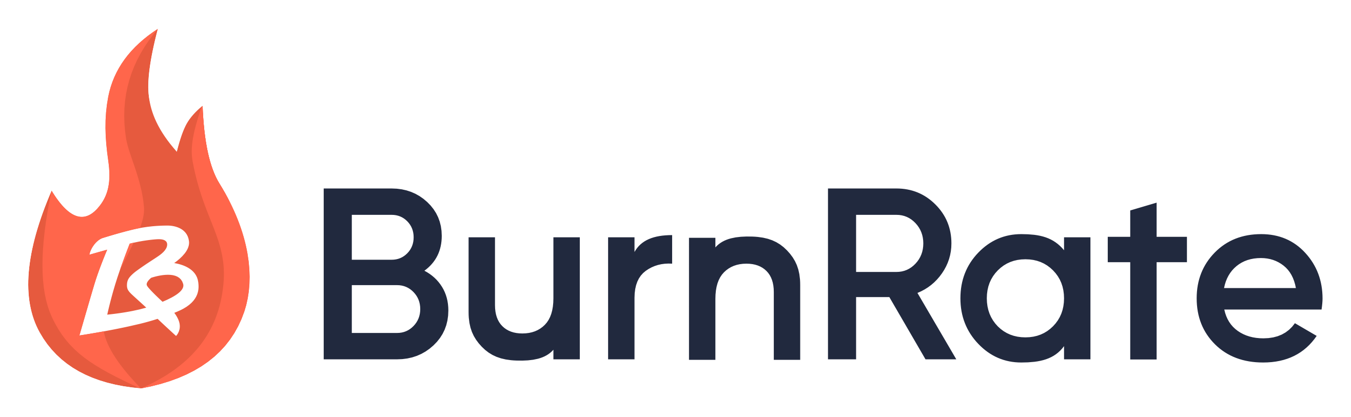 The BurnRate logo — A fire with a 'B' symbol next to the word BurnRate. BurnRate is a .NET customer.