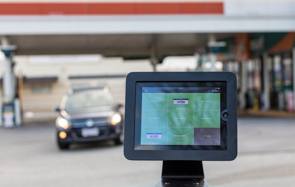Scancam solution in use at fuel station