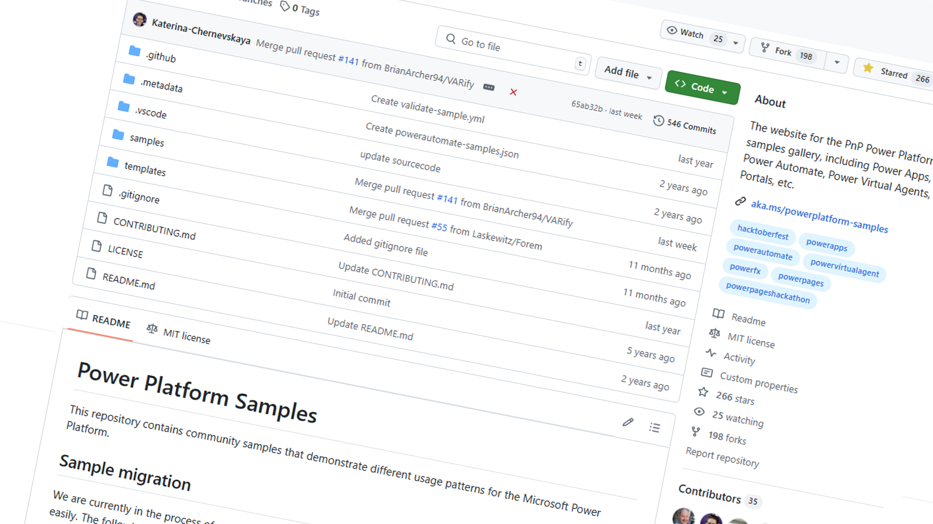 Power Platform Samples