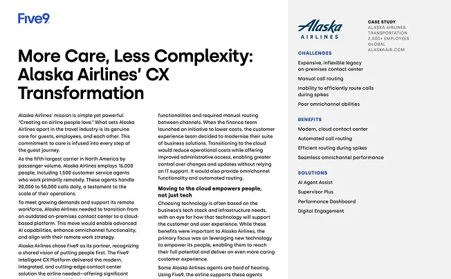 Case Study Alaska Airlines